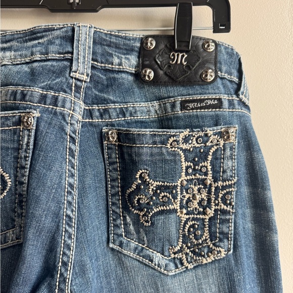 Miss Me Denim - Miss Me Western Glam Boho Bling Signature Ankle Denim Skinny size 30